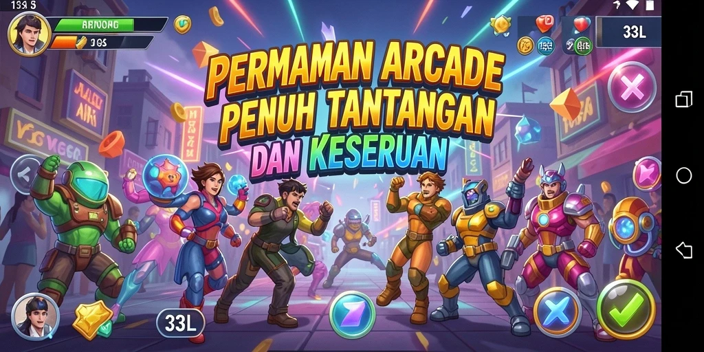 Screenshot gameplay 33L yang menampilkan aksi seru dan grafis menarik.