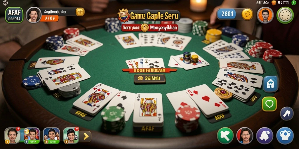 Tampilan utama gameplay AFAF yang seru dan interaktif.