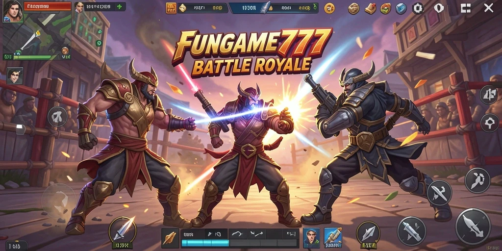 Screenshot gameplay epic di arena FUNGame777 yang menegangkan.