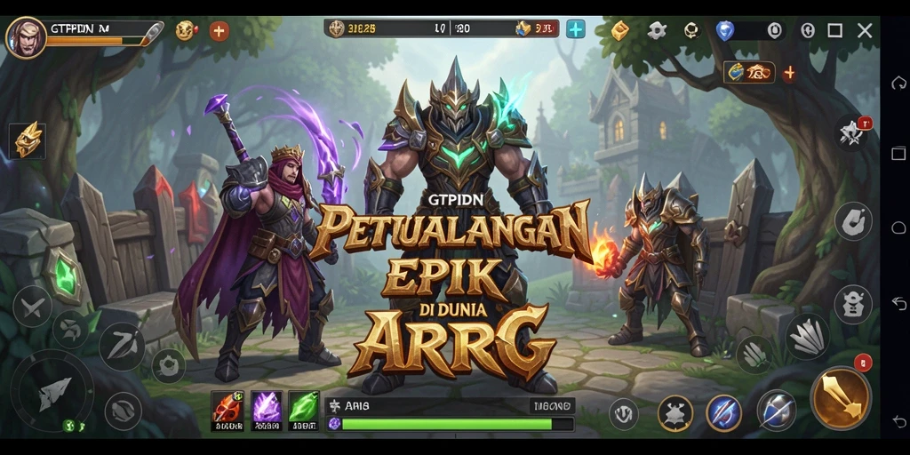 Tangkapan layar menampilkan aksi pertarungan seru dalam GTPIDN.