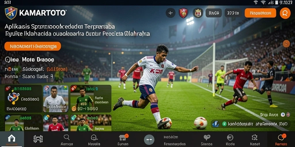 Tampilan gameplay yang menarik dari aplikasi Sportsbook KAMARTOTO.