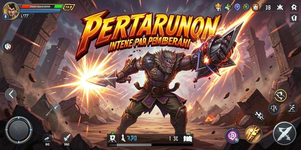 Tampilan gameplay L777 yang penuh aksi dan momen pertarungan intens.