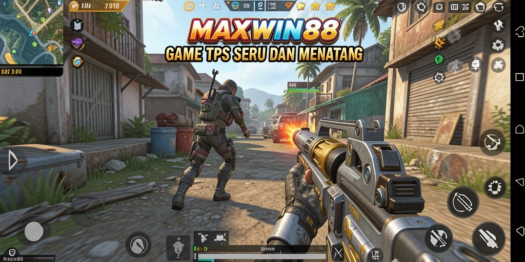 Tampilan gameplay seru dan mendebarkan dari MAXWIN88