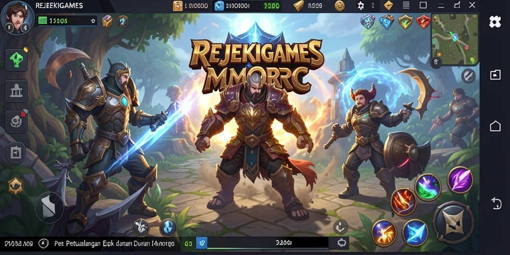 Gameplay seru dan interaksi menarik dalam REJEKIGAMES.