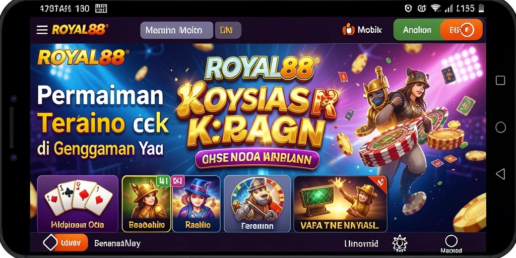 Screenshot utama ROYAL88 menampilkan gameplay seru dan menarik dari Kasino.